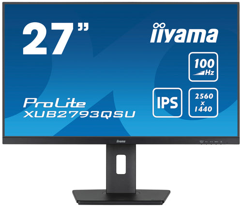 iiyama ProLite XUB2793QSU-B6 LED display 68.6 cm (27 iiyama ProLite XUB2793QSU-B6 LED display 68.6 cm (27